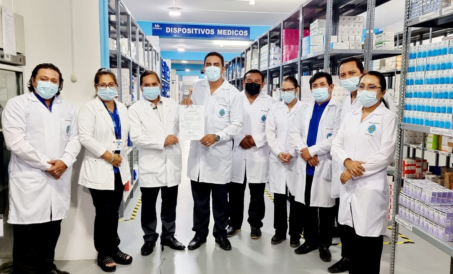 Essalud - Servicio de Farmacia de EsSalud Ucayali obtiene certificación de Buenas Prácticas