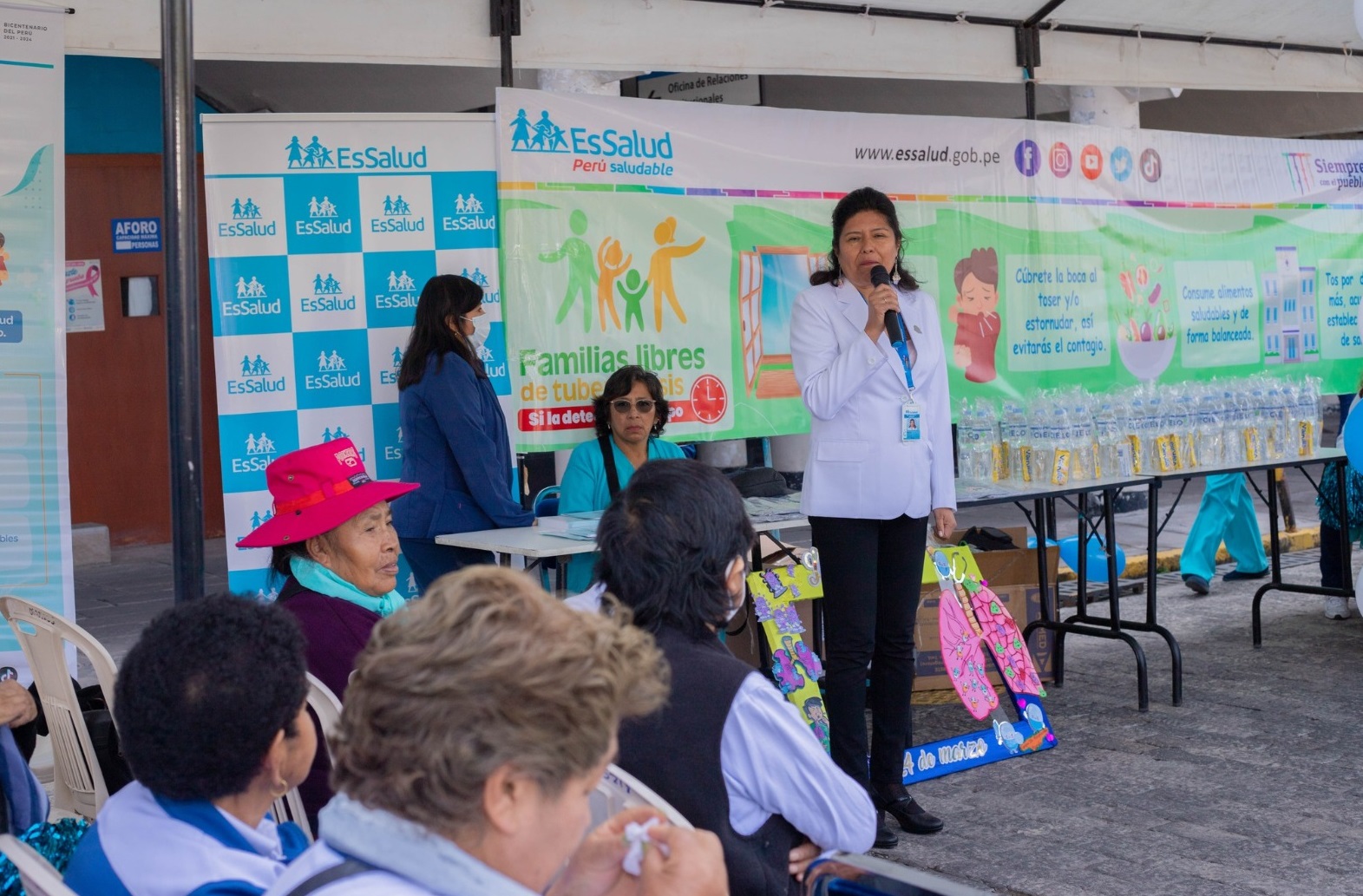 Essalud - EsSalud Arequipa refuerza estrategias para captar y atender a pacientes con tuberculosis