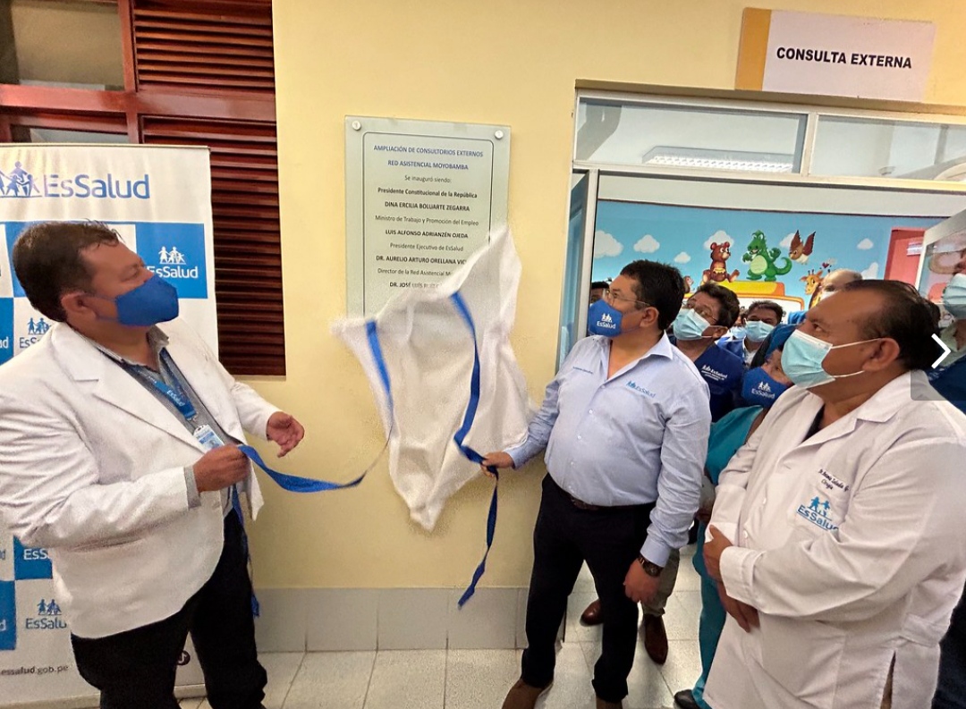 EsSalud inaugura modernos consultorios de pediatría y ginecología en el hospital Alto Mayo de Moyobamba