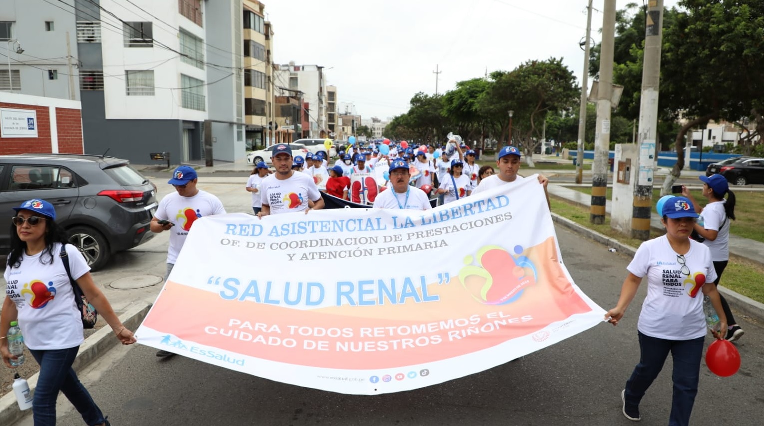 EsSalud La Libertad realizó gran caminata para el Día Mundial del Riñón