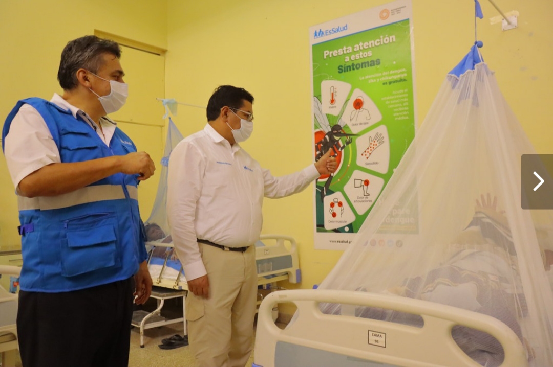 Piura: presidente de EsSalud inspecciona Plan de contingencia y nuevas Unidades de Vigilancia Intensiva (UVI) contra el dengue