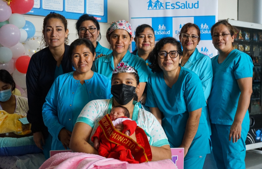 Essalud - Vuelve concurso “bebé mamoncito” a hospital Negreiros de EsSalud, el segundo con mayor número nacimientos a nivel nacional