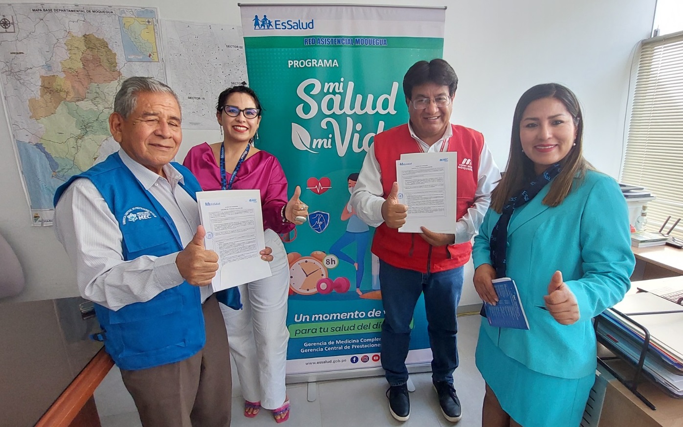 Essalud - Programa ‘Mi salud, mi vida’ de EsSalud atenderá a 600 trabajadores del Gobierno Regional de Moquegua