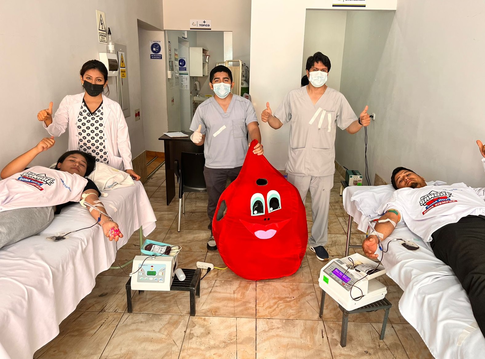 Essalud - EsSalud logra recolectar 46 unidades de sangre en campaña de donación en Huánuco